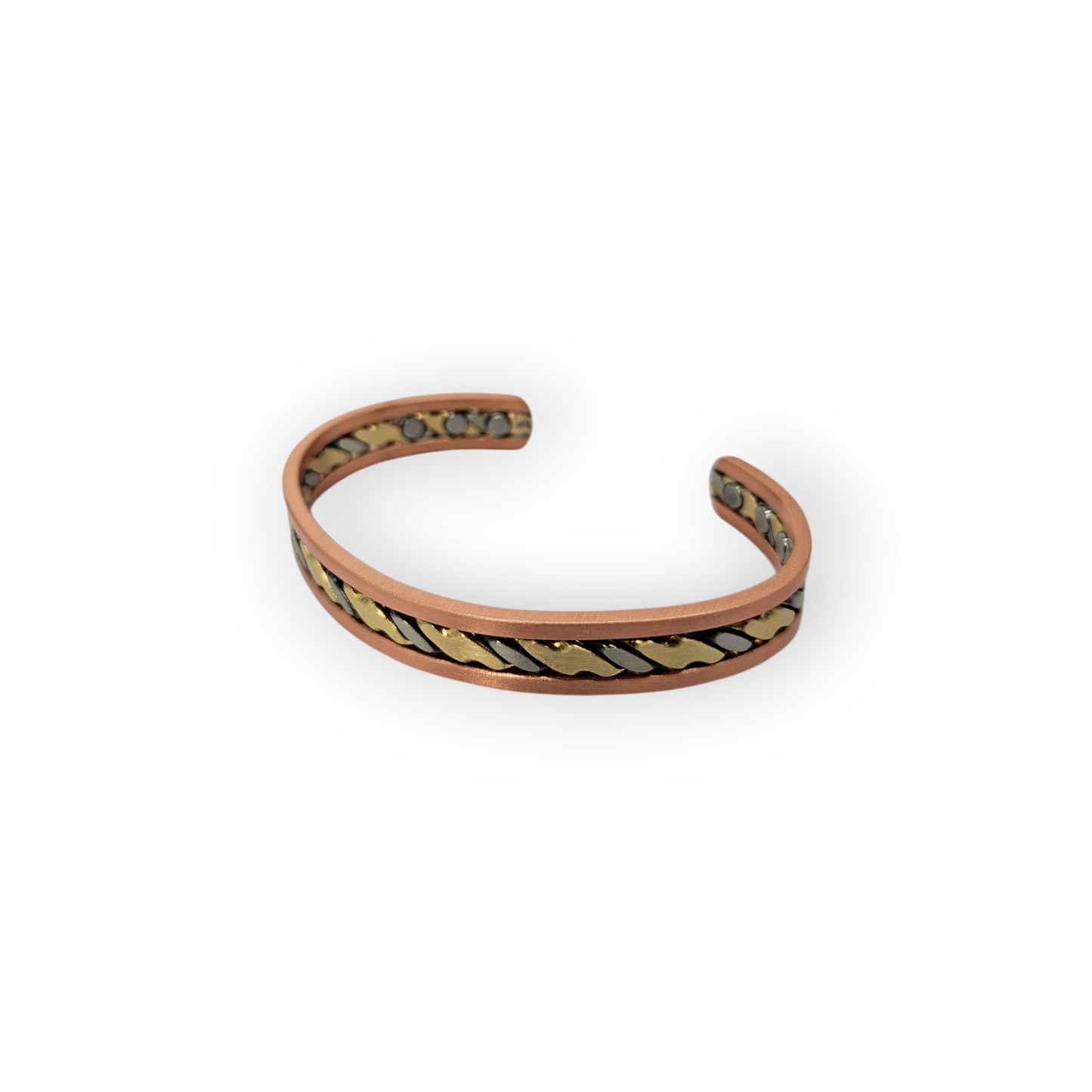 Magneto Boss - Copper Magnetic Open Cuff Men's Bracelet