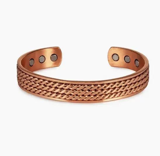 Roughstock - Copper Magnetic Open Cuff Bracelet