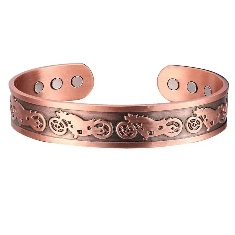 Bodacious - Copper Magnetic Open Cuff Bracelet