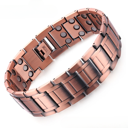 Cloncurry - 3X Strength Copper Magnetic Men's Bracelet