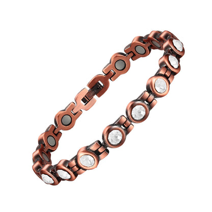 Diamantina, 3 x strength women’s copper magnetic bracelet