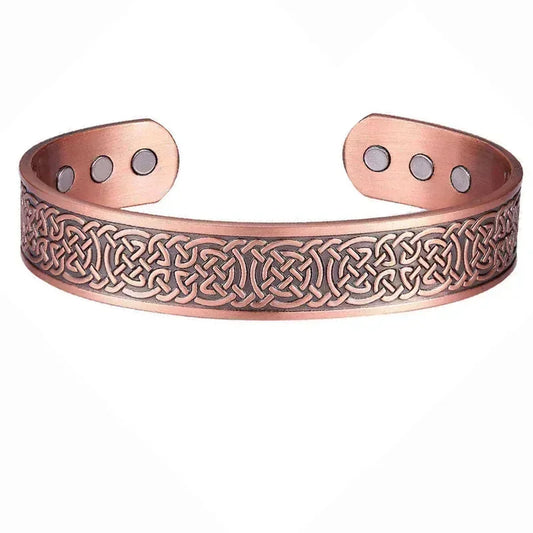 Drover - Copper Magnetic Open Cuff Bracelet