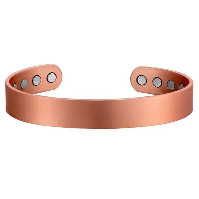 Super - Copper Magnetic Open Cuff Bracelet