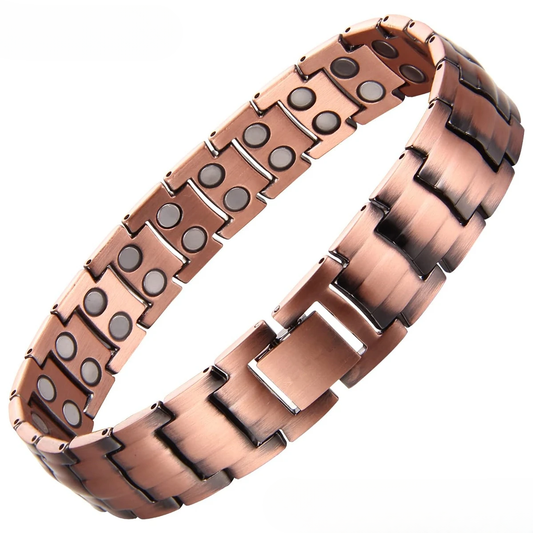 Buckjumper - 3X Strength Copper Magnetic Men's Bracelet