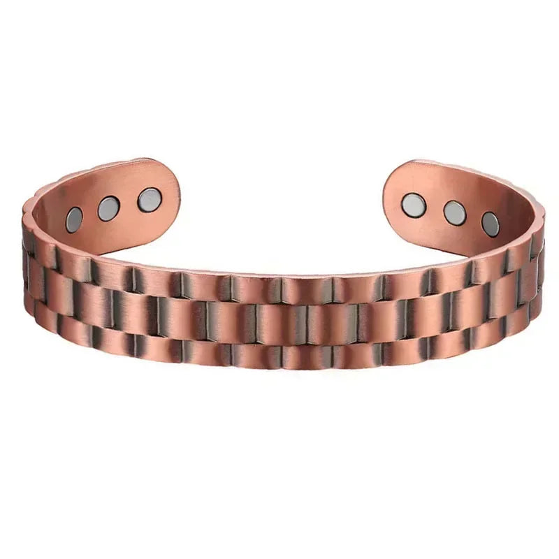Prime - Copper Magnetic Open Cuff Bracelet
