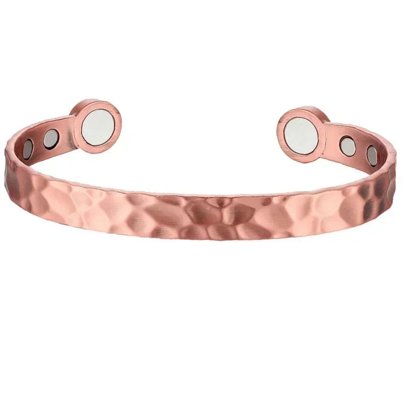 Sierra - Copper Magnetic Open Cuff Bracelet