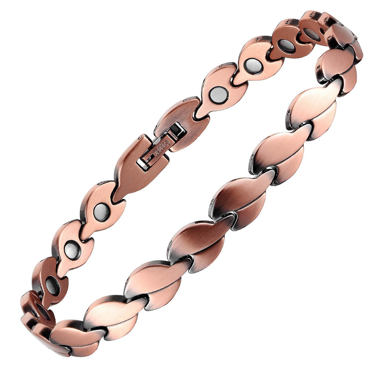 Monsoon, 3 x strength copper magnetic women’s ankle bracelet