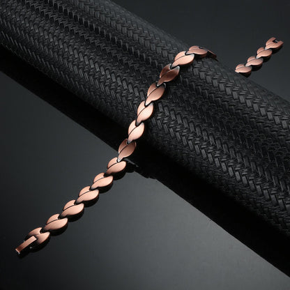Monsoon, 3 x strength copper magnetic women’s ankle bracelet