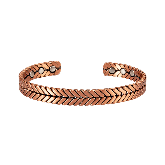 Stinger -  Copper Magnetic Open Cuff Bracelet