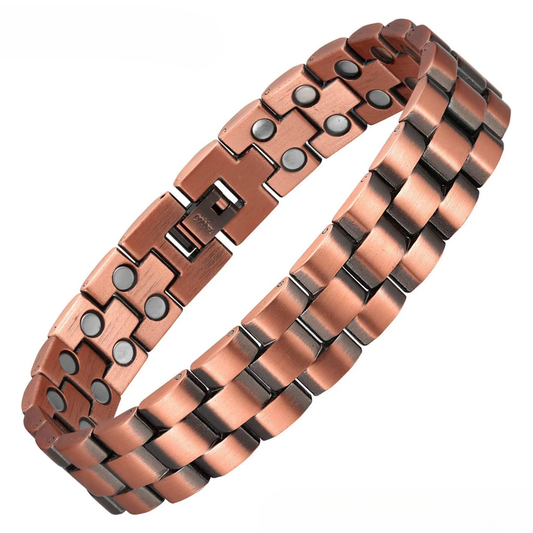 Bronco - 3X Strength Copper Magnetic Men's Bracelet